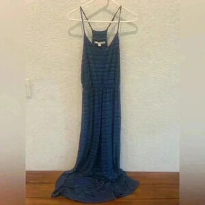 Lauren Conrad blue maxi dress size small
